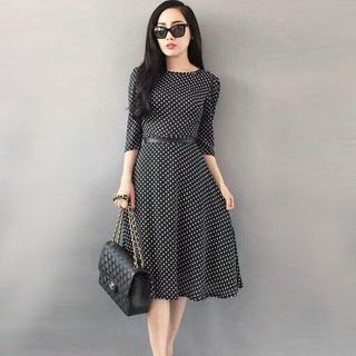 ĐẦM CHẤM BI VINATAGE