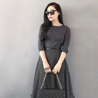 ĐẦM CHẤM BI VINATAGE
