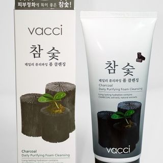 VACCI - Sữa rửa mặt trắng da tinh chất than giá sỉ