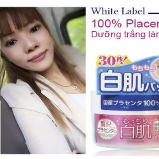 Mặt nạ rửa trôi dưỡng da White Label Premium Placenta Pack