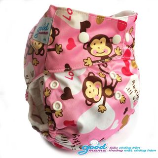 Bỉm vải ban đêm Goodmama siêu chống tràn cho bé 3-13kg