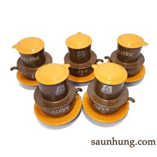 Phin pha cà phê sứ Sáu Nhung - Cà phê đặc biệt Sáu Nhung