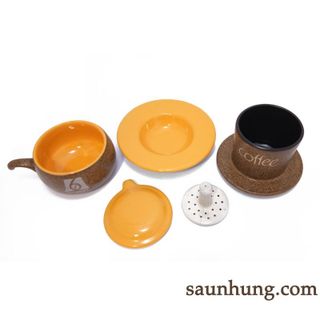 Phin pha cà phê sứ Sáu Nhung - Cà phê đặc biệt Sáu Nhung