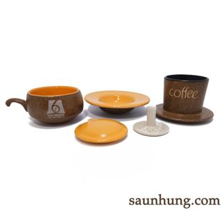 Phin pha cà phê sứ Sáu Nhung - Cà phê đặc biệt Sáu Nhung