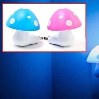 đèn led nấm cute cảm ứng