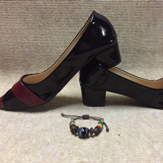 giày búp bê bệt gót