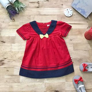 Đầm bé gái vải cotton