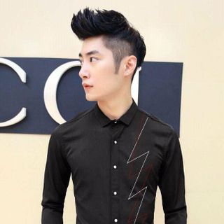 Sơ mi nam thêu sọc