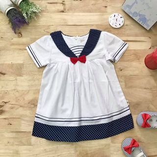Đầm bé gái vải cotton