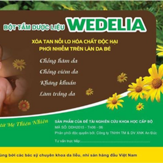 BỘT TẮM DƯỢC LIỆU WEDELIA 100 THIÊN NHIÊN