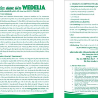 BỘT TẮM DƯỢC LIỆU WEDELIA 100 THIÊN NHIÊN