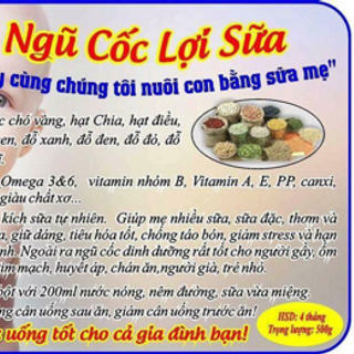 ngũ cốc lợi sữa