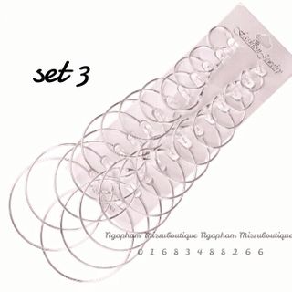 set bông tai 12 đôi