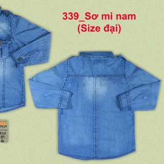 SƠ MI NAM ĐẠI DÀI TAY JIN JEANS KIDS 339 RI 8 SIZE 7-15T giá sỉ