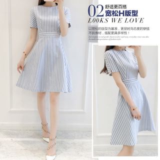 Đầm nữ thời trang họa tiết thanh lịch nữ tính mẫu Hàn mới Mã sản phẩm 11528169