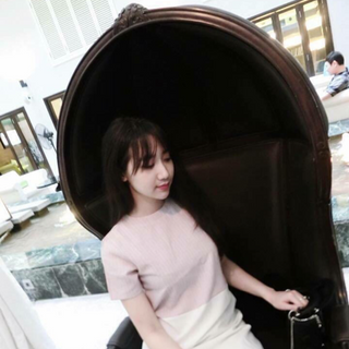 Váy kẻ pha màu dáng đuôi tôm
