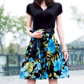 Đầm nữ ngắn tay thời trang kiểu dáng xinh xắn mẫu xuân hè mới Mã sản phẩm 11062832