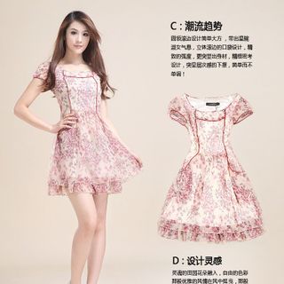 Đầm nữ ngắn tay thời trang kiểu dáng xinh xắn mẫu xuân hè mới Mã sản phẩm 11062832
