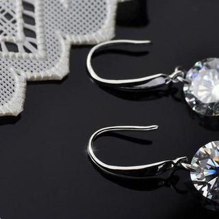 Khuyên tai nữ đính đá lấp lánh sang trọng phong cách trẻ trung Mã sản phẩm 10537378