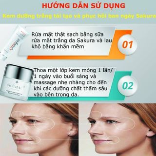 Kem Dưỡng Trắng Da Tái Tạo Và Phục Hồi Ban Ngày Sakura của Nhậtv
