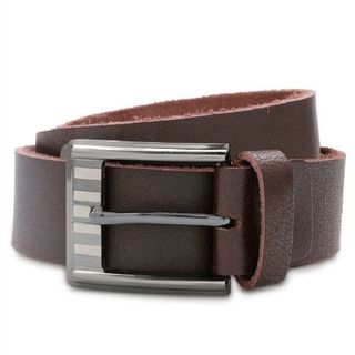 HT4103 - Dây nịt nam Huy Hoàng cỡ lớn màu nâu