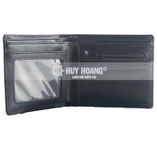 HT2102 - Bóp nam Huy Hoàng da bò màu đen