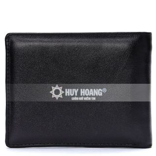 HT2102 - Bóp nam Huy Hoàng da bò màu đen