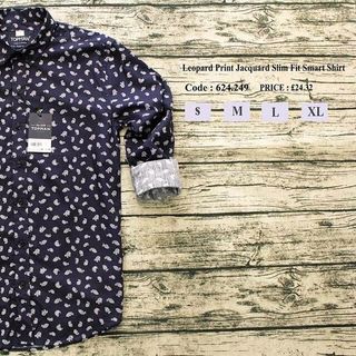 Sơ Mi Họa Tiết Tay Dài Topman