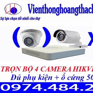 BỘ 4 CAMERA HIKVISION 10MP