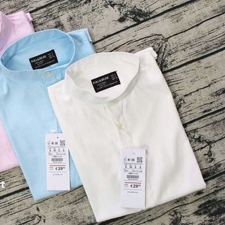 Sơ Mi Đũi Ngắn Tay