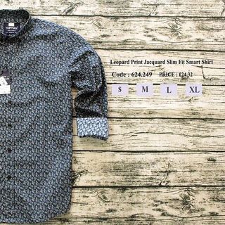 Sơ Mi Họa Tiết Tay Dài Topman
