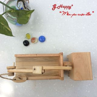 ĐỒ CHƠI GỖ – XE CẨU LẮP RÁP THÔNG MINH G017