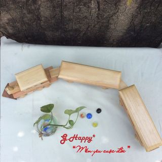 ĐỒ CHƠI GỖ – ĐOÀN TÀU HOẢ GHAPPY G008