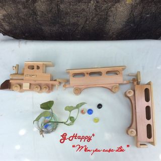 ĐỒ CHƠI GỖ – ĐOÀN TÀU HOẢ GHAPPY G008
