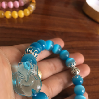 vòng tay hồ ly đá mắt mèo