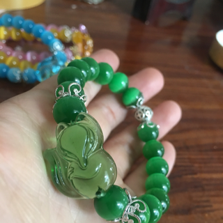 vòng tay hồ ly đá mắt mèo