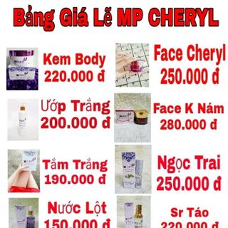 kem chuyên khử nám cheryl