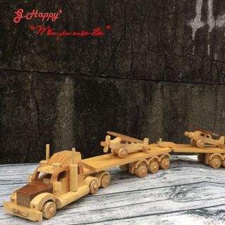 ĐỒ CHƠI GỖ – XE CONTAINER