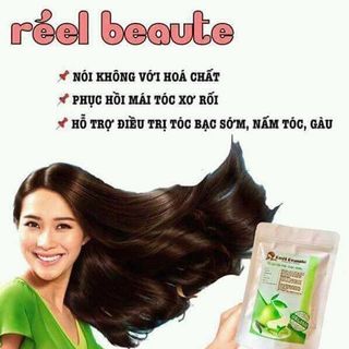 túi lọc gội đầu trị rụng tóc reel beaute