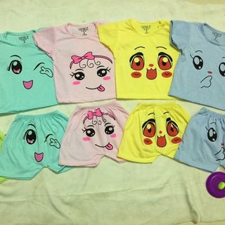 Set 5 bộ cộc tay cho bé từ 4kg-23kg