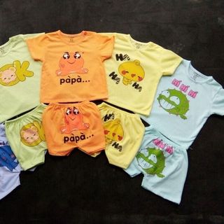 Set 5 bộ cộc tay cho bé từ 4kg-23kg