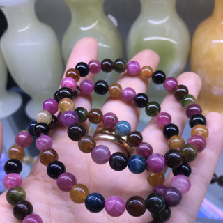 vòng tay tourmaline 5 ly trong đẹp giá sỉ