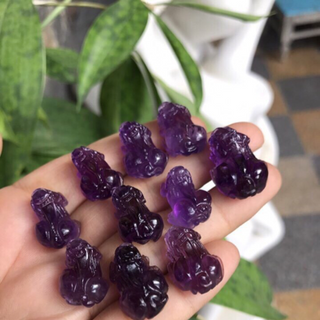 Tỳ hưu thạch anh tím thiên nhiên