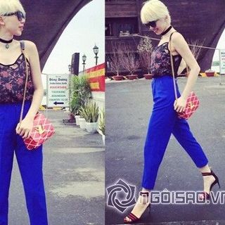 quần bagy chất sạn