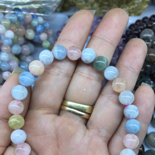 vòng tay đá berry ngũ sắc 6 ly