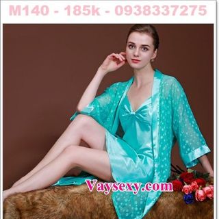 Set đầm phi 2 dây kèm áo choàng voan ren