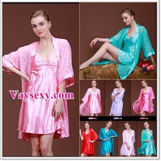 Set đầm phi 2 dây kèm áo choàng voan ren