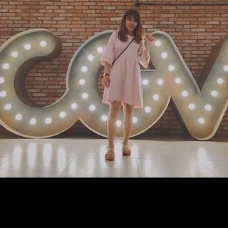 đầm baby doll tay loe