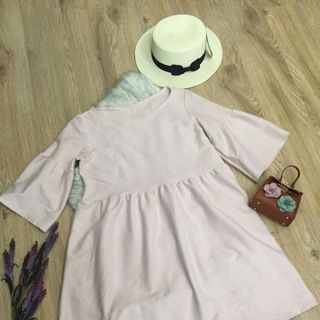 đầm baby doll tay loe