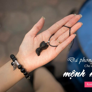 set vòng tay và hồ ly đá lưu ly